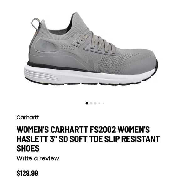 Carhartt Women’s Haslett SD FS-2002 W Work Shoe Sz. 11 - Picture 1 of 5